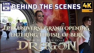 How To Train Your Dragon  Epic Universe Grand Opening  Isle Of Berk  Entering The Isle Of Berk