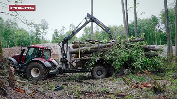 Palms Grapple Loader & Log Trailer from Hakmet Forestry