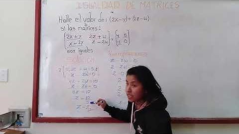 IGUALDAD DE MATRICES...(PAXI)
