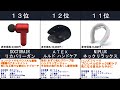 2022年【日頃の疲労回復にぜひ一台】マッサージ機　人気ランキングTOP13