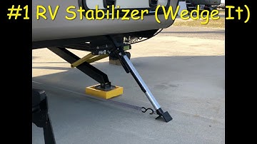 #1 RV Stabilizers | DYI Camper wood stabilizers verses steel stabilizers | 6 degrees per 1” Wow
