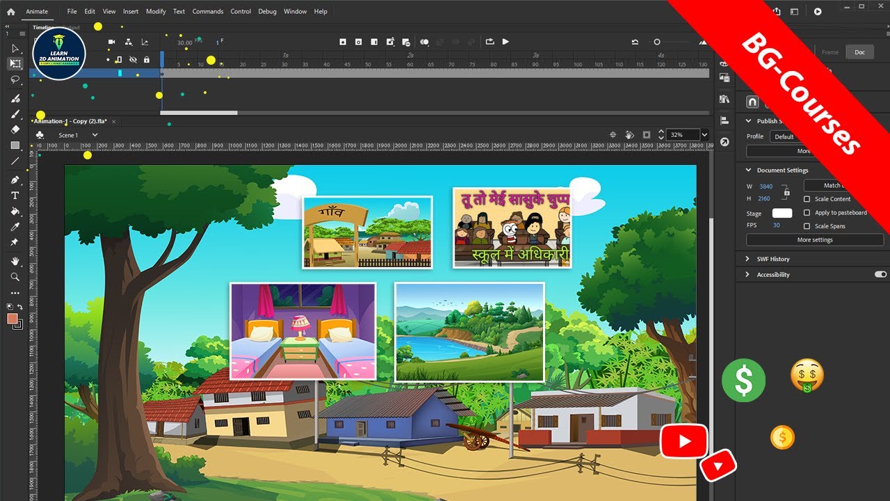 Premium Background & BGM and Mobile, Desktop Course for Animation ...