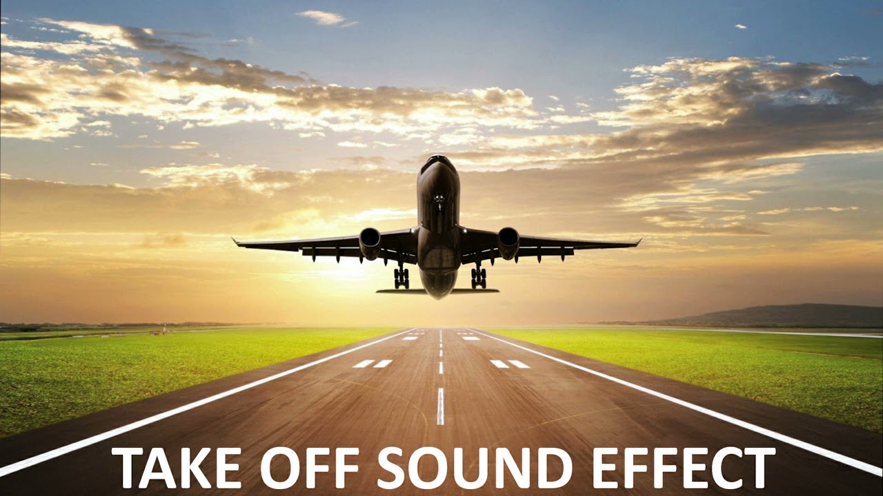 Jet Plane Take Off Sound Effect - YouTube