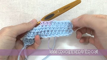 How To Change Color In Half Double Crochet