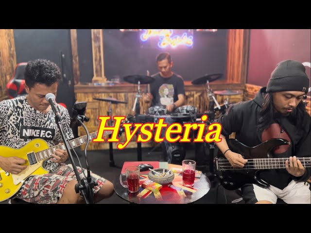 Muse - Hysteria ll cover ll Live Recording ( By Dens Gonjalez ) class=