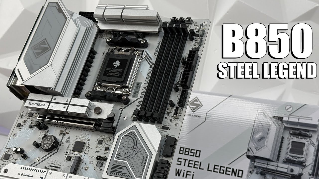 ASRock B850 Steel Legend WiFi - Review - YouTube
