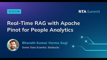 Real-time RAG met Apache Pinot voor People Analytics | RTA Summit 2025