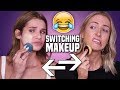 MAKEUP BAG SWAP w/ SYLVIA GANI || YouTube "Tea", Stress, Worst Makeup & MORE