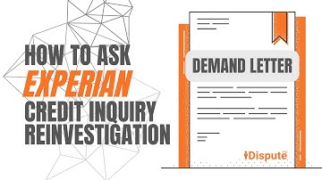 Experian: How to Request Hard Inquiry Reinvestigation on My Report - I Dispute & Repair Credit Fast