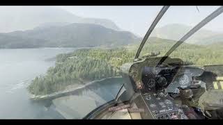 Short Flight in a Robinson R66 Turbine Helicopter!