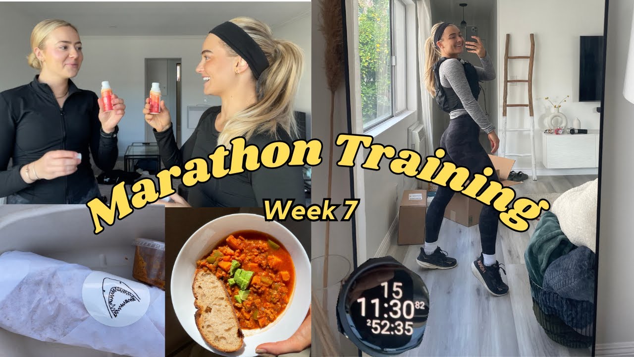 Training for my FIRST marathon: Week 7 👀 - YouTube