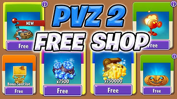 PvZ 2 Free Shop Hack 9.4.1 - All Plants + Infinite Coins and Gems