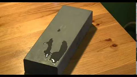 States of matter project. Water evaporation time lapse