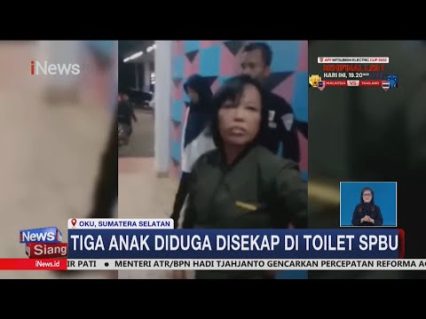 3 Anak Diduga Disekap di Toilet SPBU hingga Nangis Histeris Gara-gara Hendak Mandi #iNewsSiang 07/01