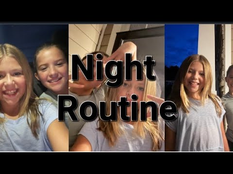 Night routine! - YouTube