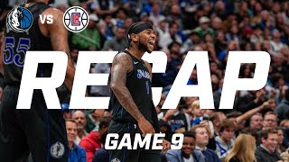 Luka Doncic's Epic Performance During Win Over Clippers | Game 9\/82 | Recap