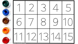 123 numbers, Counting, numbers, 1 to 20 numbers, numbers song, Alphabet - 570