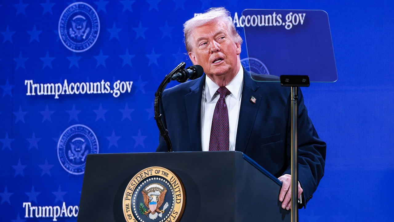 LIVE: Trump participates in event marking launch of Trump Accounts | NBC News LIVE: Trump participates in event marking launch of Trump Accounts | NBC News