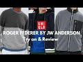 UNIQLO ROGER FEDERER BY JW ANDERSON TRY ON &amp; REVIEW (5 PIECES)