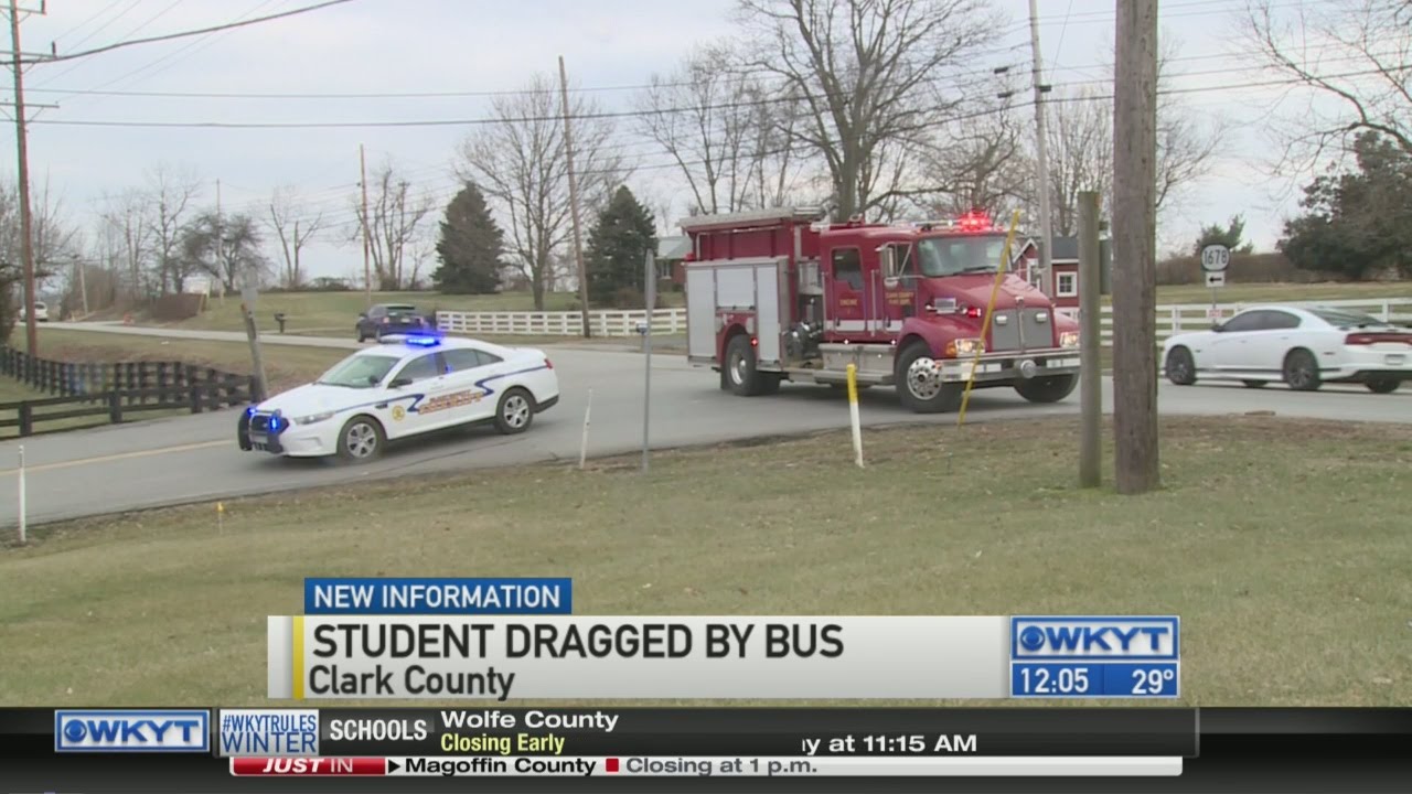Clark County student dragged by bus - YouTube