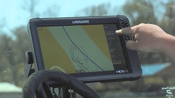 Setting the Lowrance Chart to Heading Up Mode