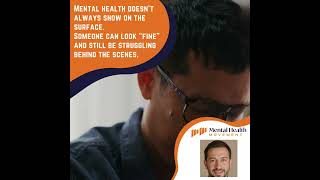 Mental health doesn’t always show on the surface. #shorts  #breakthestigma