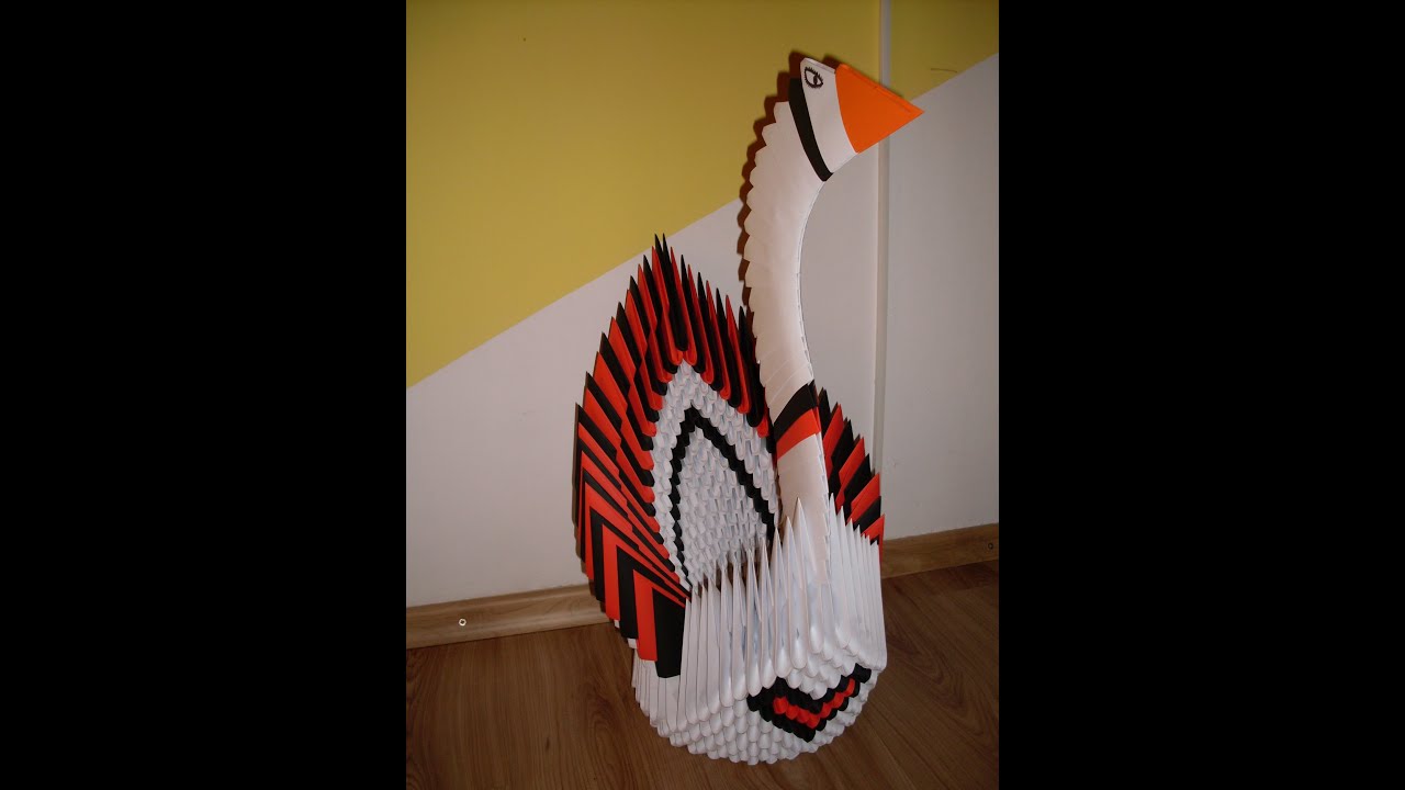 3d Origami Giant Swan YouTube