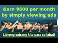 View ads to earn in hashing ad space Earn $500/month for free