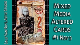 JOIN IN MY ALTERED PLAYING CARD CHALLENGE: Altered Playing Card #1 #ytcardchallenge