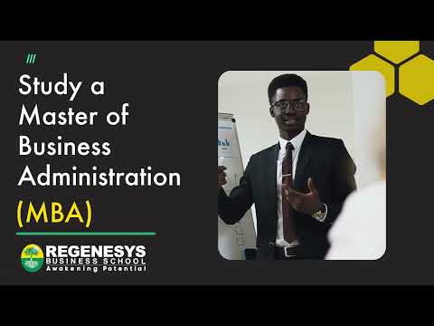 Study Master of Business Administration (MBA)| Regenesys Business School