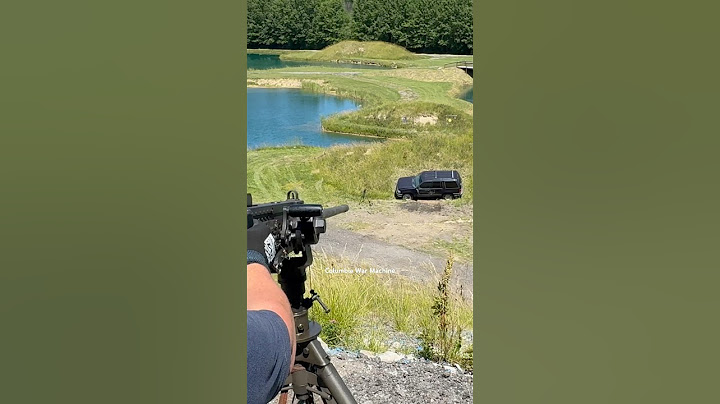 Belt Fed 50 Cal vs Car