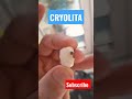 Cryolita  cryolite  shorts crystalhealing crystalcollection cristal stone pedra crystal