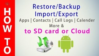 How to backup - restore contacts from Android Phone ? | HOWISIT screenshot 3