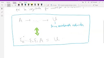 clase 2 inversa de una matriz invertible usando matrices elementales parte 1