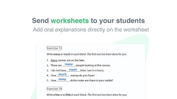 How to send worksheet to your students with Amanote