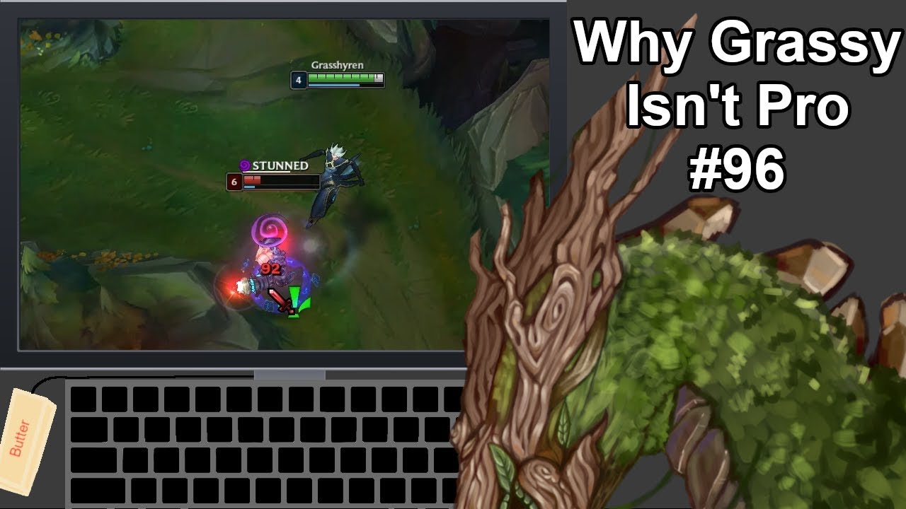 Why Grassy Isn't Pro #96 - LoL funny moments in soccer