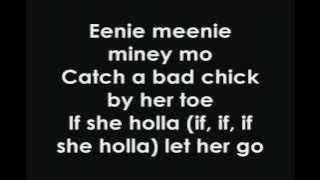 Justin Bieber Ft.Sean Kingston- Eenie Meenie (Lyrics)