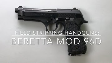 Beretta Mod 96D Field Strip & Reassembly by Silvercore