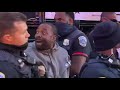 Man Handcuffed by Police as Election Night Protests Erupt in DC