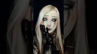 Yarn doll makeup 🧶  #yarn #woolmakeup #yarndoll #woolskin #wool #trend #woolskinmakeup #sfx