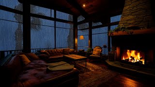 Deep Sleep Sound | Gentle Rain Soft Thunder Crackling Fireplace Ambience for Stormy Night | 3 Hours by Night Dream 137 views 3 weeks ago 3 hours