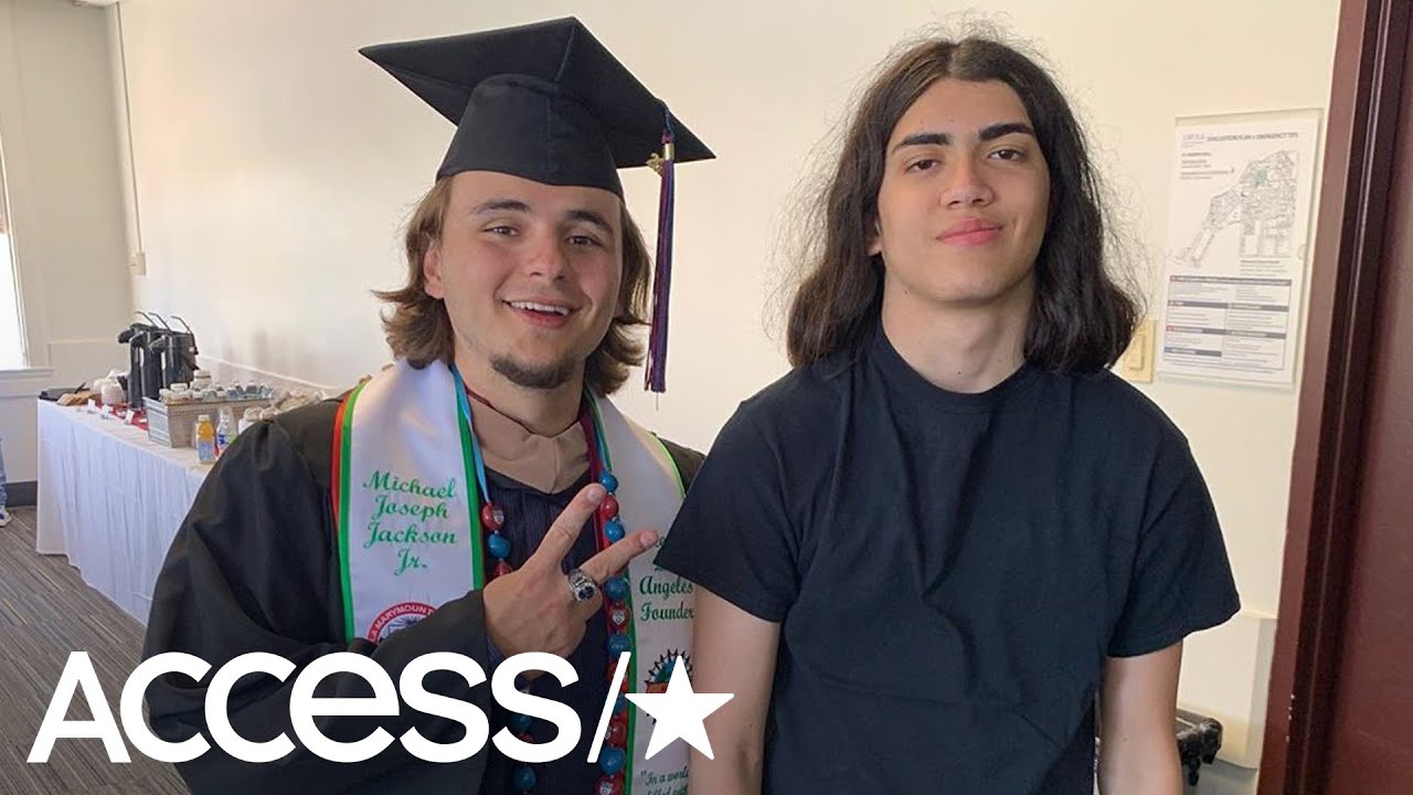 Prince Jackson Graduates College & Celebrates With Blanket & The