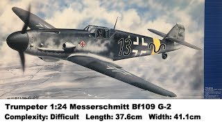 Large Scale! Trumpeter 1:24 Messerschmitt Bf109 G-2 Kit Review