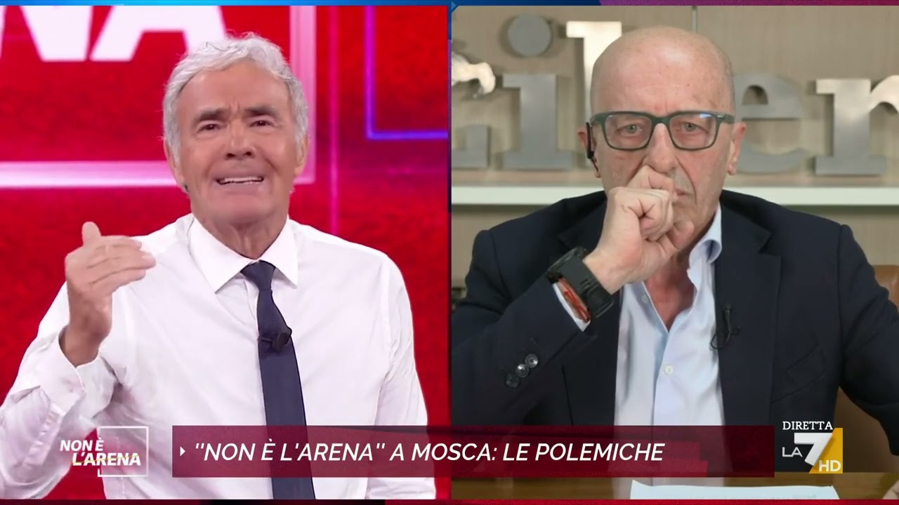 Il dibattito tra Massimo Giletti e Alessandro Sallusti dopo le polemiche per l'intervista alla ...