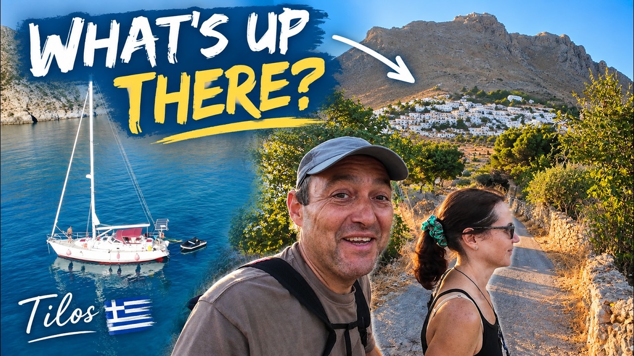 ⁣We Sailed to Tilos… Now Let's Explore!