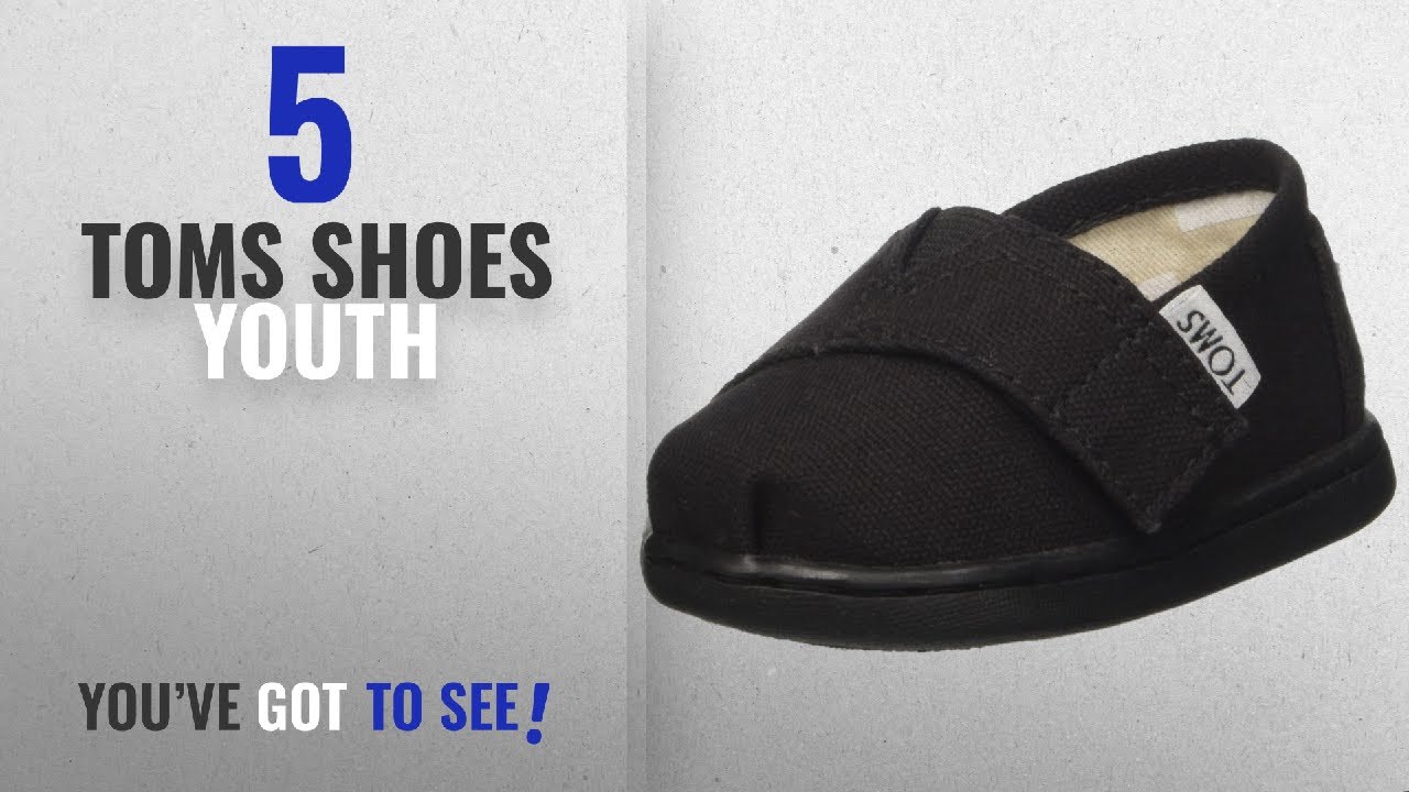 Top 5 Toms Shoes Youth [2018] TOMS Kids Alpargata 2.0 (Infant Little