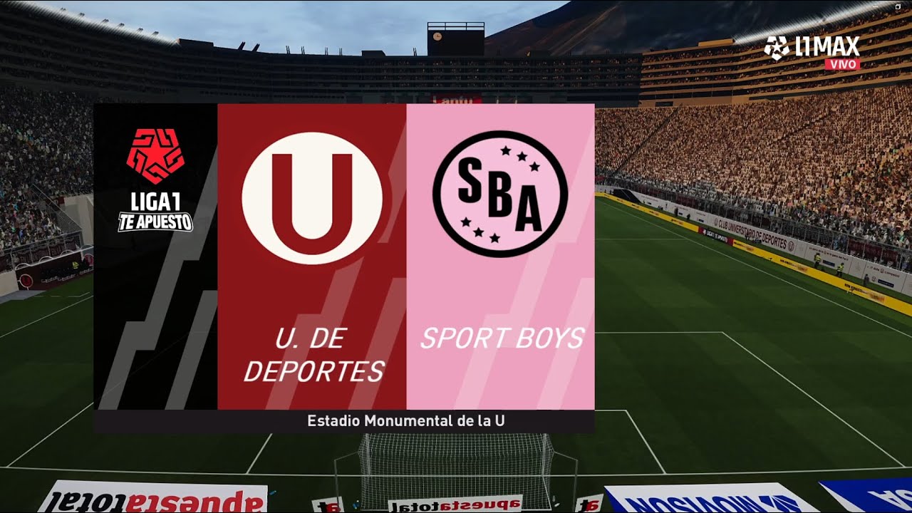 Universitario vs Sport Boys Clausura Liga 1 Te Apuesto 2025 PES 2021 ...