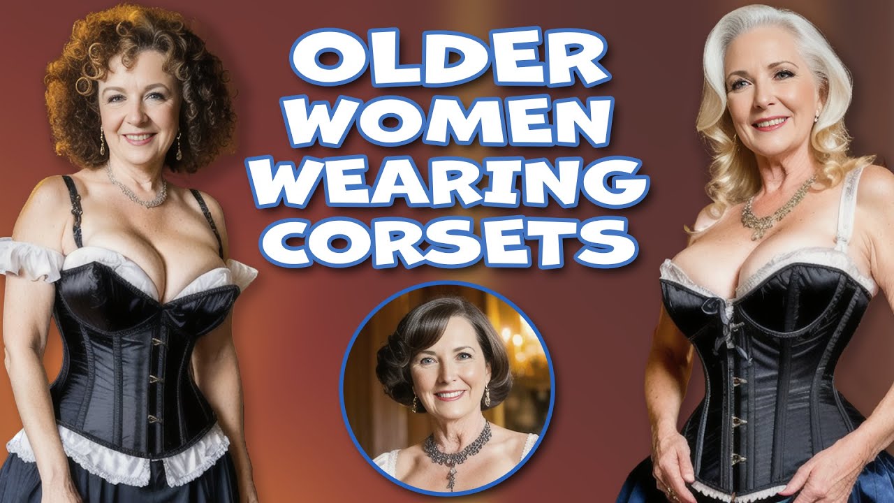 Older Women Over 60 Wearing Corset 