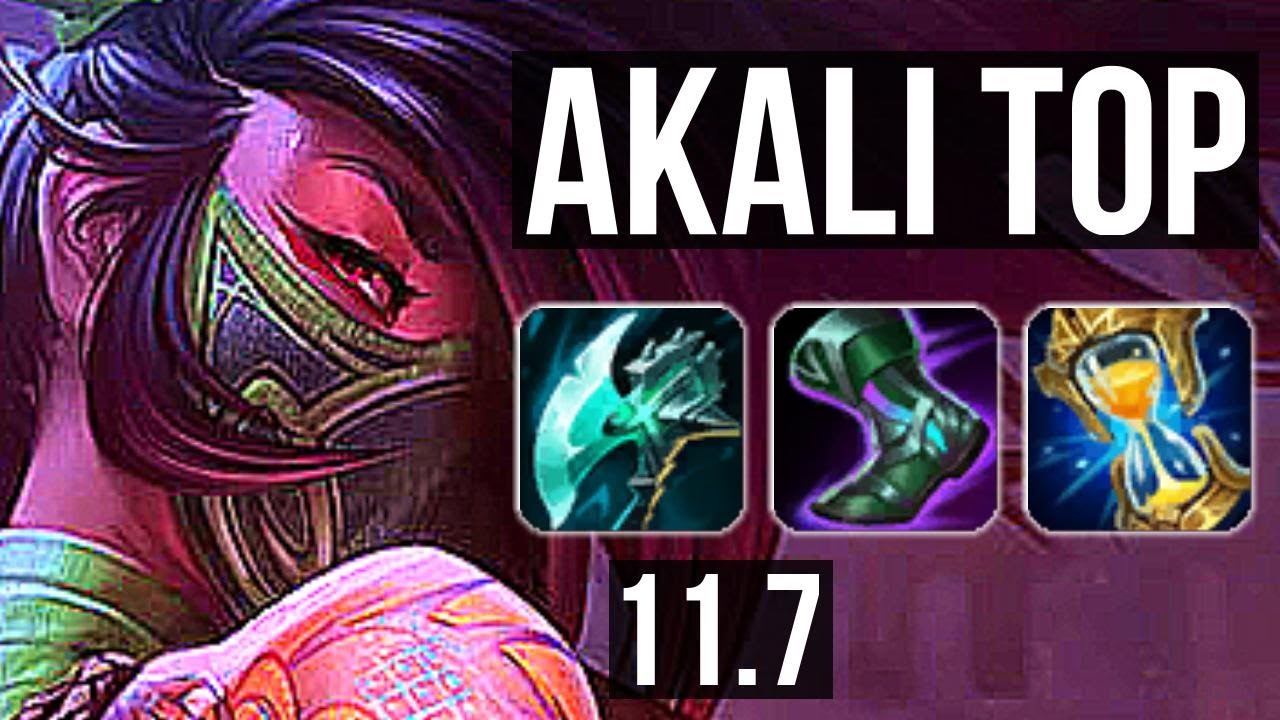 AKALI vs SHACO (TOP) | 66% winrate, 6 solo kills, Godlike, 12/3/5 | BR Master | v11.7