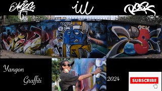 Thuta ill(YSA), MGK (KKNRG), ROST(25Klan) Yangon Graffiti 2024